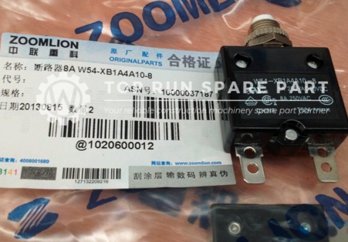 ZOOMLION mobile crane circuit breaker8A W54-XB1A4A10-8 1020600012