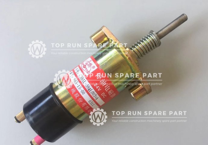 Shanghai diesel engine shut off solenoid valve C59AL-59AL003+A