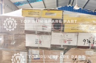 Wrap up XCMG and Shangchai engine spare parts for our client