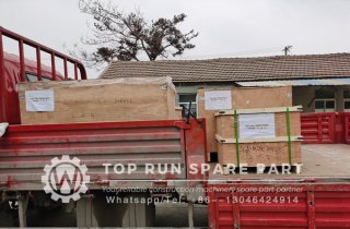 We sent four wooden cases spare parts to Zimbabwe