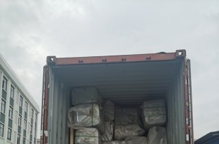 We loaded a 20feet container Sino parts to Singapore
